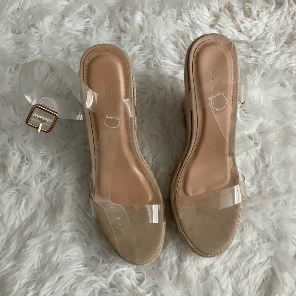 ⭐️$3⭐️ NWOT Karyssa Style Women’s Espadrille Canvas Sandal Wedges